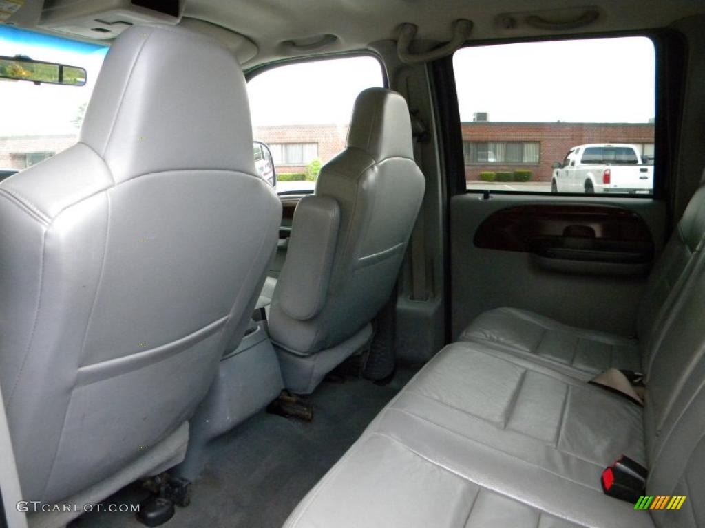 Medium Flint Interior 2005 Ford F450 Super Duty Lariat Crew Cab 4x4 Chassis Photo #40655783