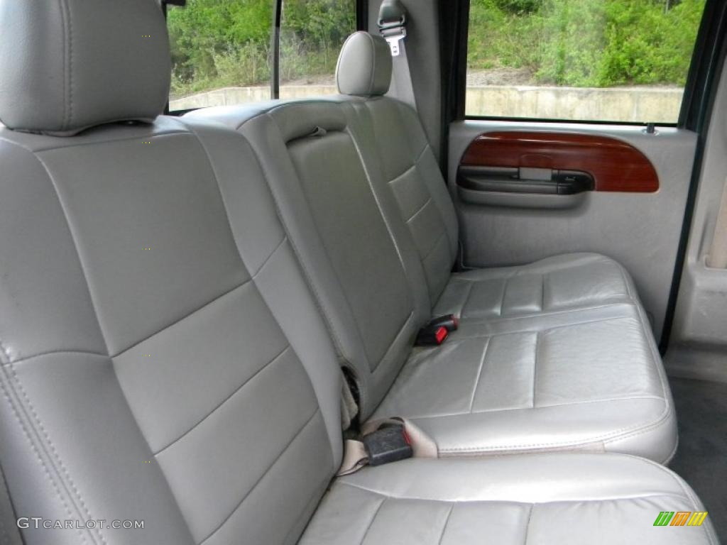 Medium Flint Interior 2005 Ford F450 Super Duty Lariat Crew Cab 4x4 Chassis Photo #40655819