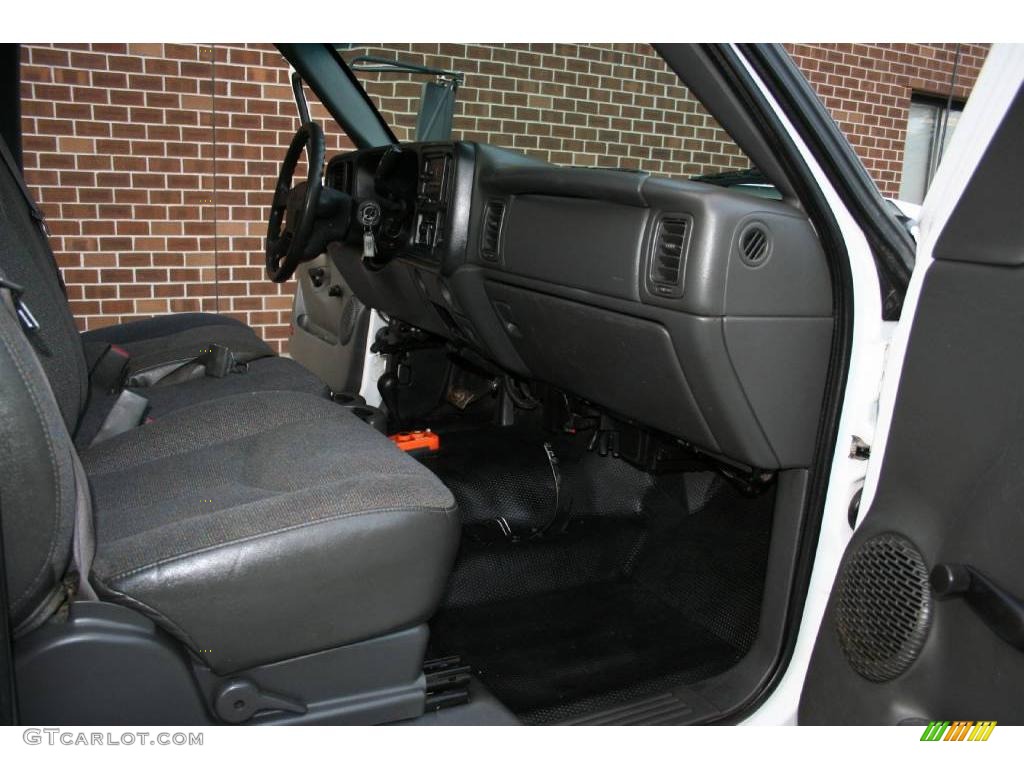 2005 Silverado 3500 Regular Cab 4x4 Chassis Dump Truck - Summit White / Dark Charcoal photo #52