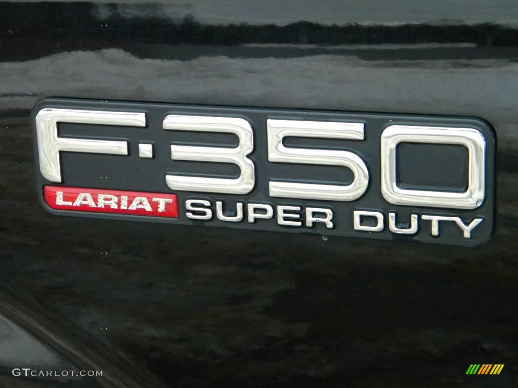 2002 Ford F350 Super Duty Lariat Crew Cab 4x4 Dually Marks and Logos Photo #40656299