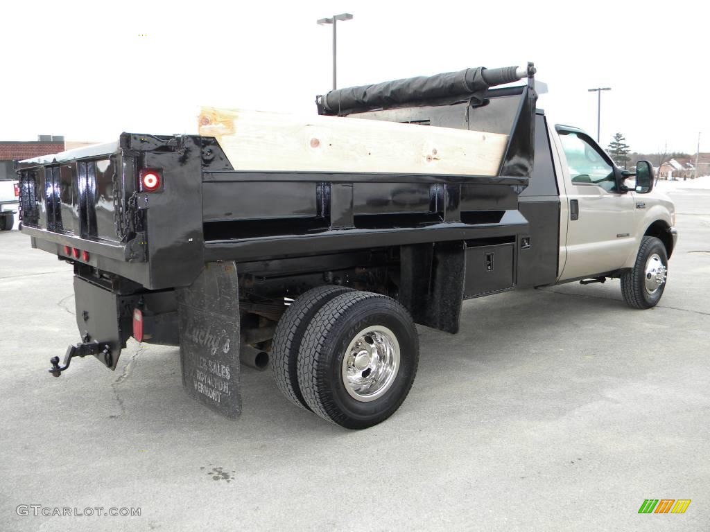 1999 F350 Super Duty XL Regular Cab 4x4 Dump Truck - Light Prairie Tan Metallic / Medium Graphite photo #20