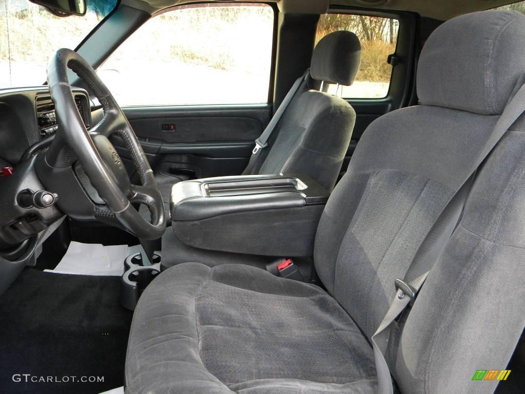 Graphite Interior 2002 Chevrolet Silverado 2500 Ls Extended