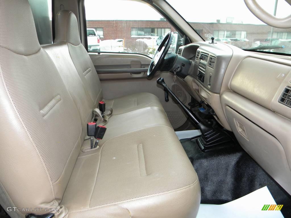 Medium Graphite Interior 1999 Ford F350 Super Duty XL Regular Cab 4x4 Dump Truck Photo #40656655