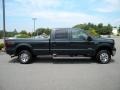 2005 Dark Green Satin Metallic Ford F250 Super Duty XLT Crew Cab 4x4  photo #3