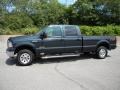 2005 Dark Green Satin Metallic Ford F250 Super Duty XLT Crew Cab 4x4  photo #10