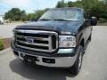 2005 Dark Green Satin Metallic Ford F250 Super Duty XLT Crew Cab 4x4  photo #19