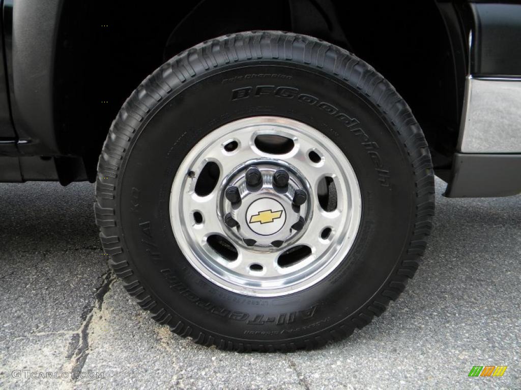 2003 Silverado 2500HD LS Regular Cab 4x4 - Black / Dark Charcoal photo #34