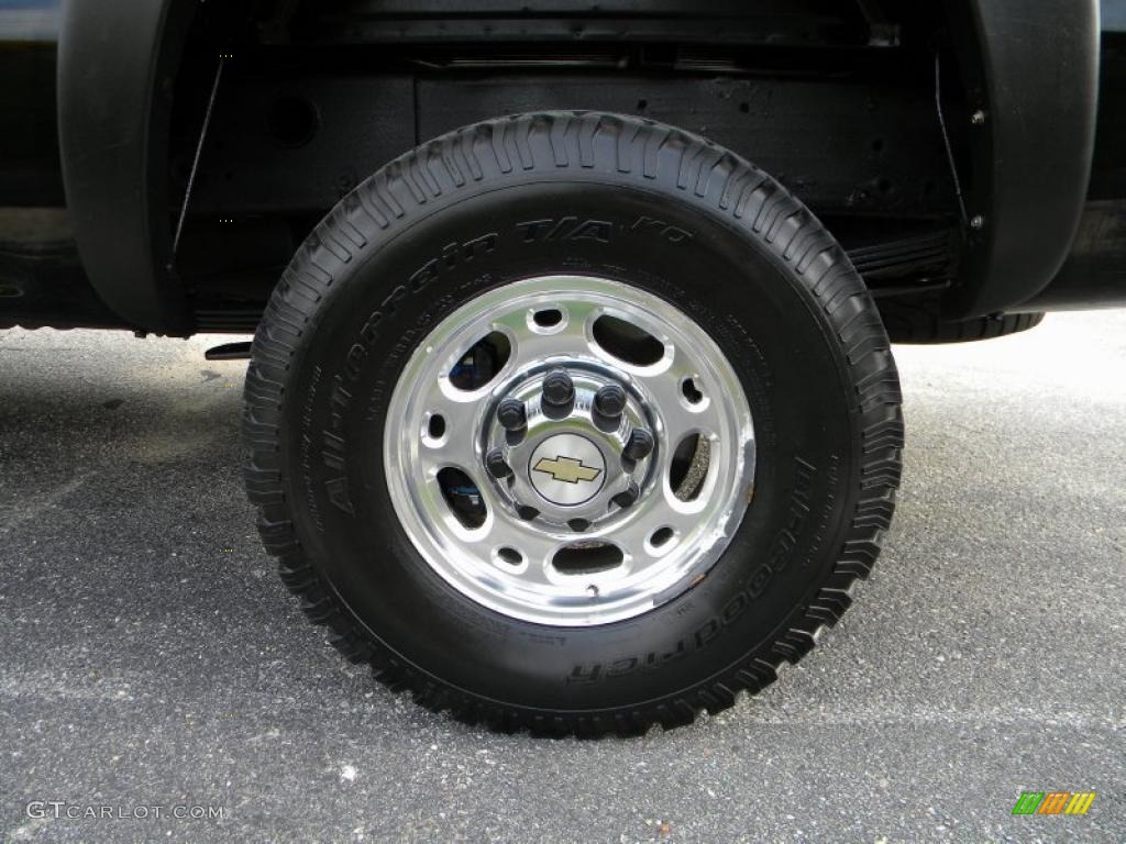 2003 Silverado 2500HD LS Regular Cab 4x4 - Black / Dark Charcoal photo #38
