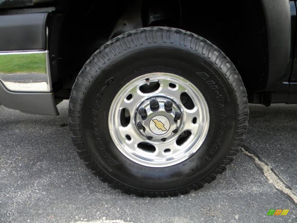2003 Silverado 2500HD LS Regular Cab 4x4 - Black / Dark Charcoal photo #40