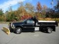 Black - F550 Super Duty XL Regular Cab 4x4 Chassis Plow Truck Photo No. 10