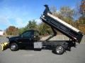 2004 Black Ford F550 Super Duty XL Regular Cab 4x4 Chassis Plow Truck  photo #24