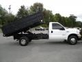 Oxford White - F350 Super Duty XL Regular Cab 4x4 Stake Truck Photo No. 9