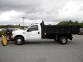 2000 Oxford White Ford F350 Super Duty XL Regular Cab 4x4 Stake Truck  photo #11