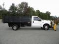 Oxford White - F350 Super Duty XL Regular Cab 4x4 Stake Truck Photo No. 28
