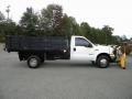 2000 Oxford White Ford F350 Super Duty XL Regular Cab 4x4 Stake Truck  photo #28