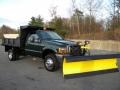 Woodland Green Metallic 2000 Ford F550 Super Duty XL Regular Cab 4x4 Dump Truck