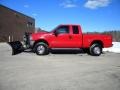 2003 Red Ford F350 Super Duty Lariat SuperCab 4x4  photo #4