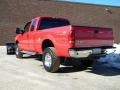 2003 Red Ford F350 Super Duty Lariat SuperCab 4x4  photo #6