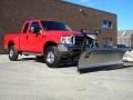 2003 Red Ford F350 Super Duty Lariat SuperCab 4x4  photo #24