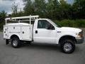 1999 Oxford White Ford F350 Super Duty XL Regular Cab 4x4 Chassis  photo #1