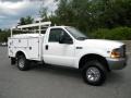 1999 Oxford White Ford F350 Super Duty XL Regular Cab 4x4 Chassis  photo #9