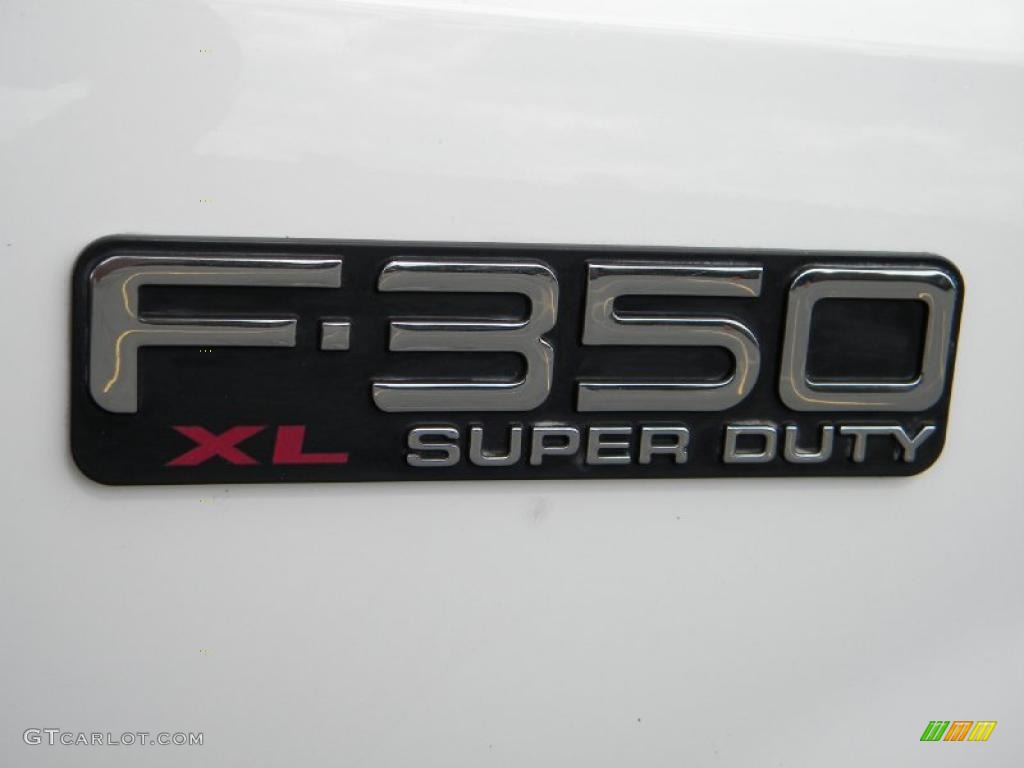 1999 F350 Super Duty XL Regular Cab 4x4 Chassis - Oxford White / Blue photo #32