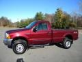 Dark Toreador Red Metallic - F350 Super Duty Lariat Regular Cab 4x4 Photo No. 3