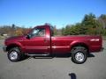 Dark Toreador Red Metallic - F350 Super Duty Lariat Regular Cab 4x4 Photo No. 6