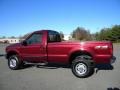 Dark Toreador Red Metallic - F350 Super Duty Lariat Regular Cab 4x4 Photo No. 7