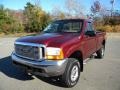 Dark Toreador Red Metallic - F350 Super Duty Lariat Regular Cab 4x4 Photo No. 22