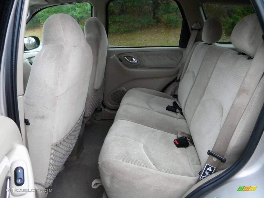Beige Interior 2001 Mazda Tribute LX V6 Photo #40659825