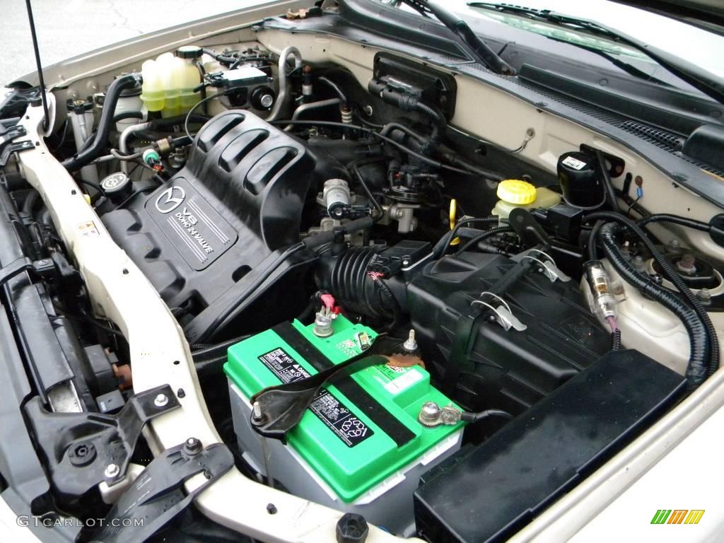 2001 Mazda Tribute LX V6 3.0 Liter DOHC 24-Valve V6 Engine Photo #40659877