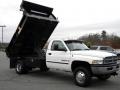 Bright White - Ram 3500 ST Regular Cab 4x4 Chassis Dump Truck Photo No. 16