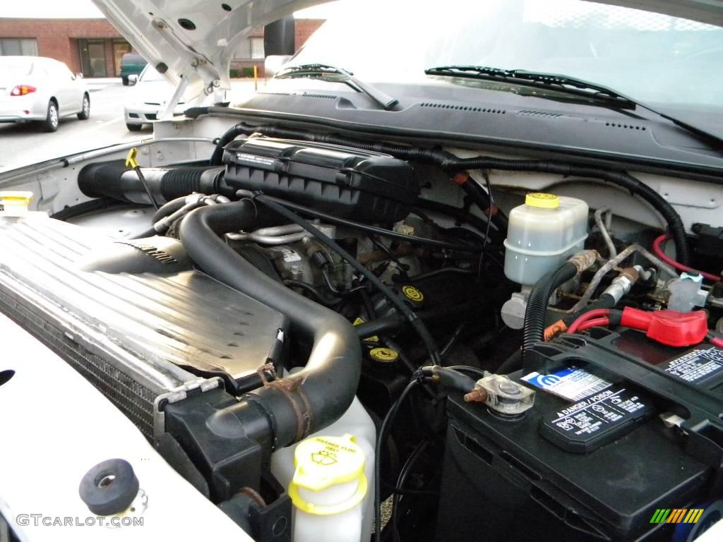 2002 Dodge Ram 3500 ST Regular Cab 4x4 Chassis Dump Truck Engine Photos
