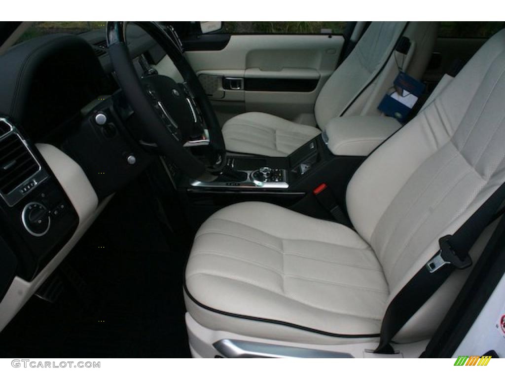 Ivory/Jet Black Interior 2011 Land Rover Range Rover Supercharged Photo #40660829