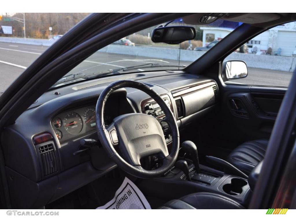 2000 Grand Cherokee Limited 4x4 - Black / Agate photo #5