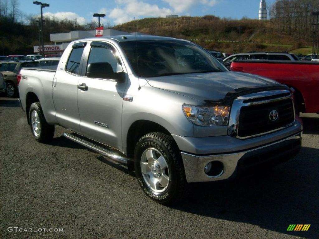 2010 Tundra TRD Double Cab 4x4 - Silver Sky Metallic / Graphite Gray photo #1