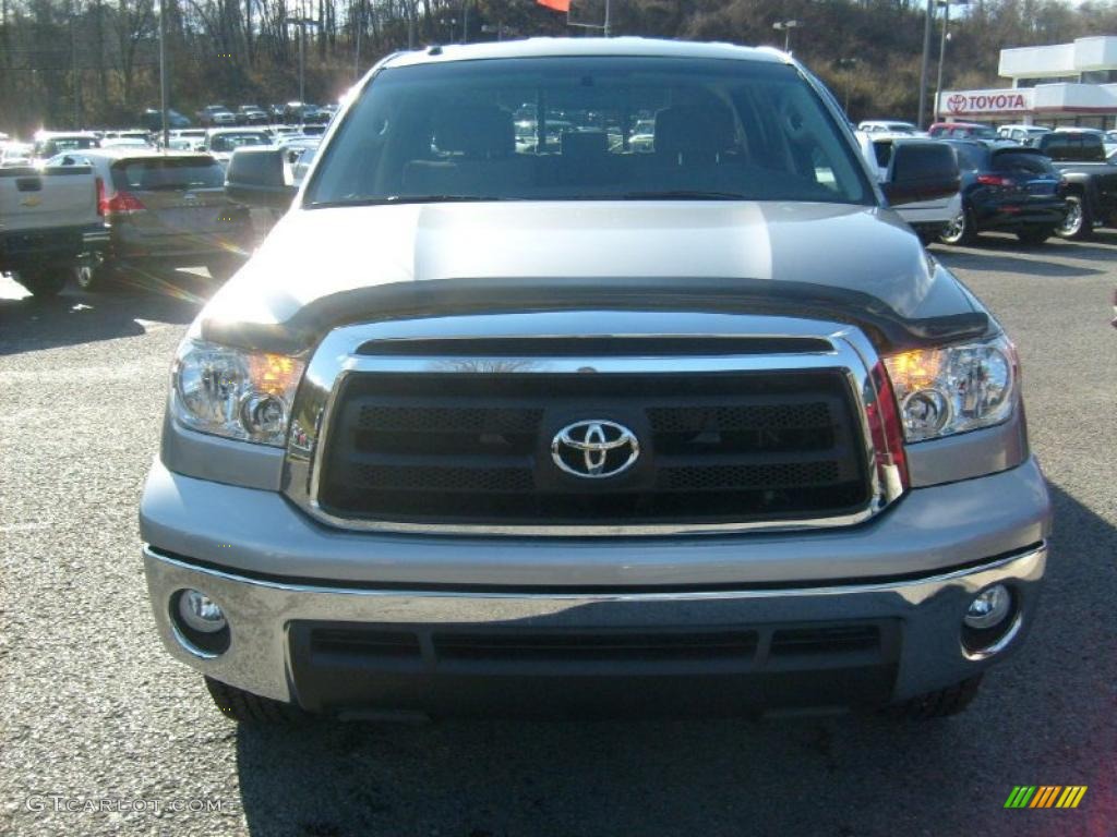 2010 Tundra TRD Double Cab 4x4 - Silver Sky Metallic / Graphite Gray photo #2