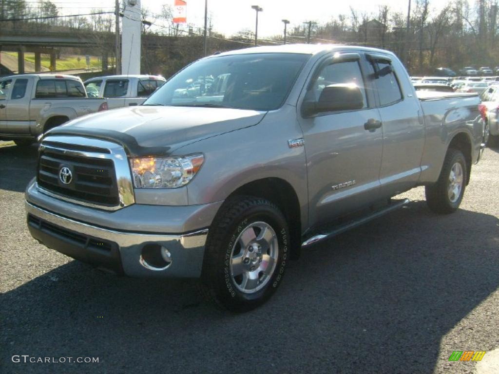 2010 Tundra TRD Double Cab 4x4 - Silver Sky Metallic / Graphite Gray photo #3