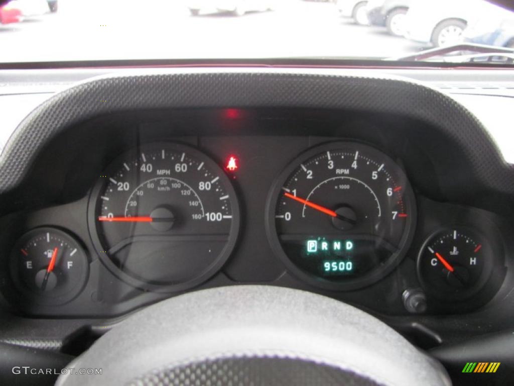 2009 Jeep Wrangler Unlimited X 4x4 Gauges Photo #40661815