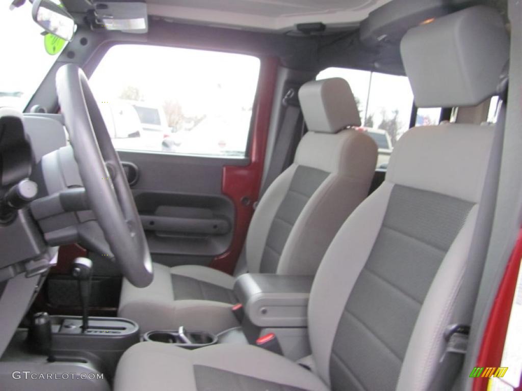 Dark Slate Gray/Medium Slate Gray Interior 2009 Jeep Wrangler Unlimited X 4x4 Photo #40661819