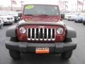 2009 Red Rock Crystal Pearl Jeep Wrangler Unlimited X 4x4  photo #17