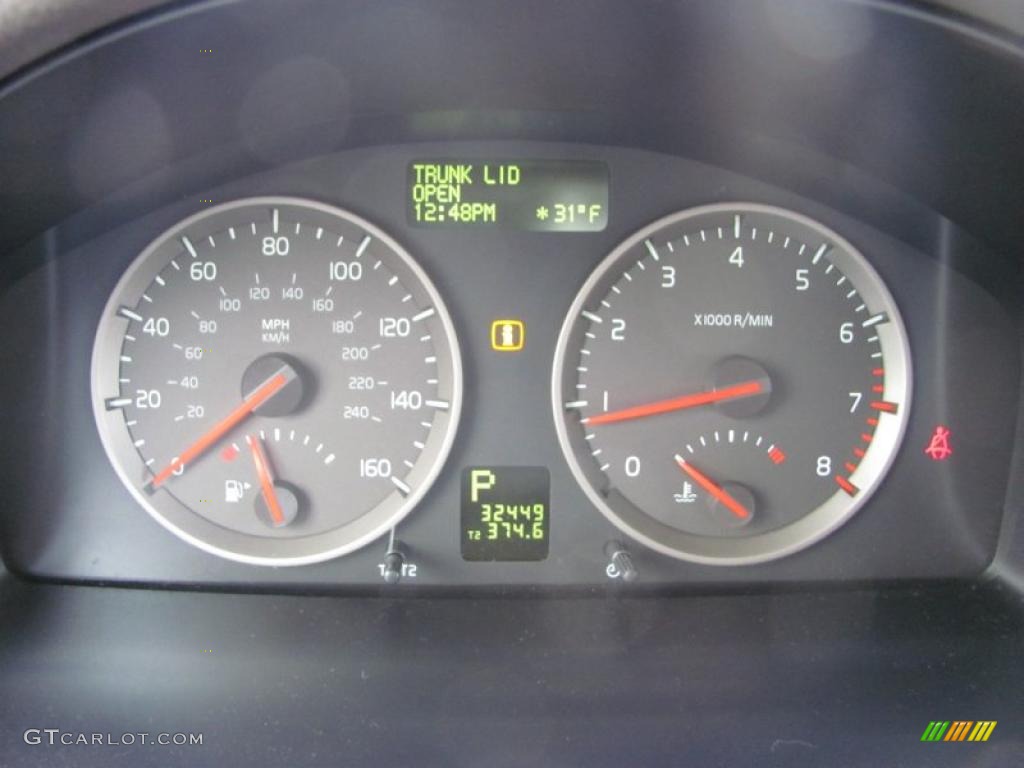 2007 Volvo S40 T5 AWD Gauges Photo #40662075