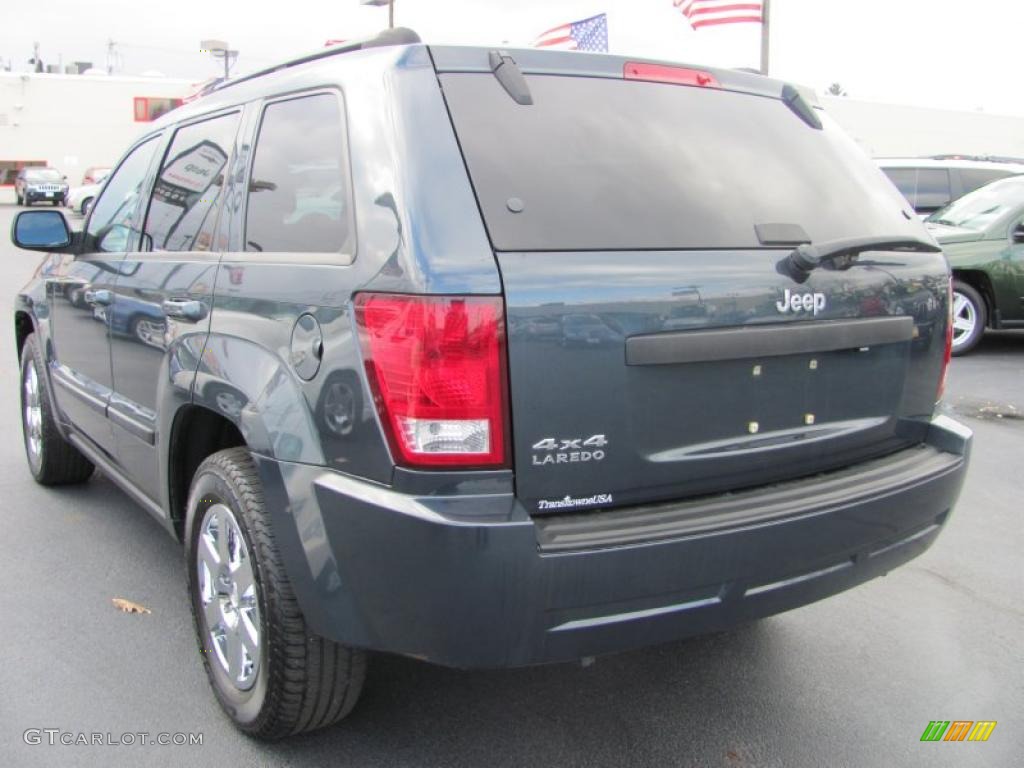 2008 Grand Cherokee Laredo 4x4 - Steel Blue Metallic / Dark Slate Gray/Light Graystone photo #15