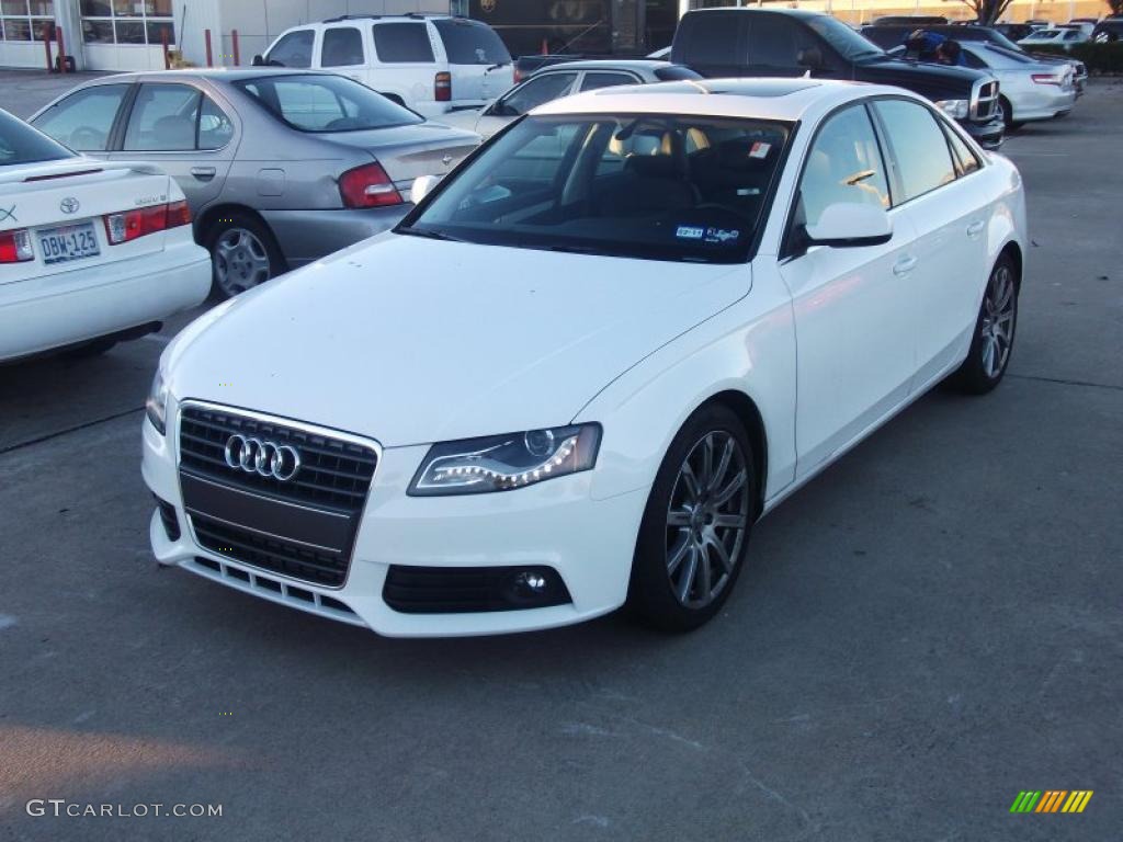 Ibis White 2010 Audi A4 2.0T Sedan Exterior Photo #40662435