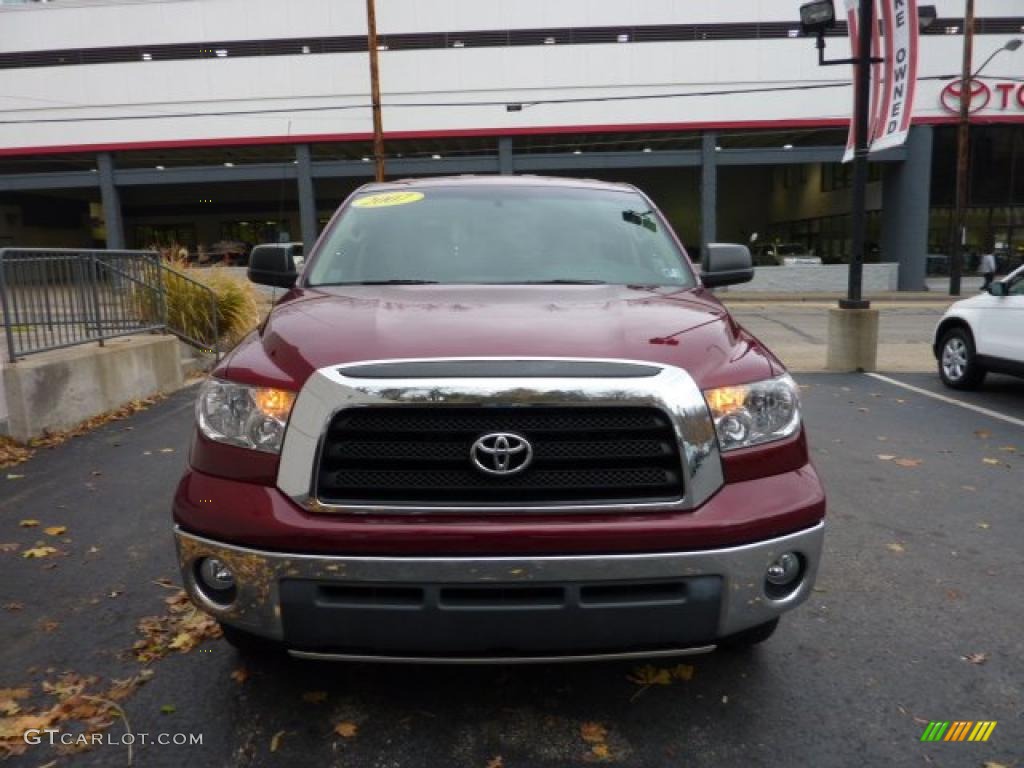 2007 Tundra SR5 TRD Double Cab 4x4 - Salsa Red Pearl / Beige photo #10