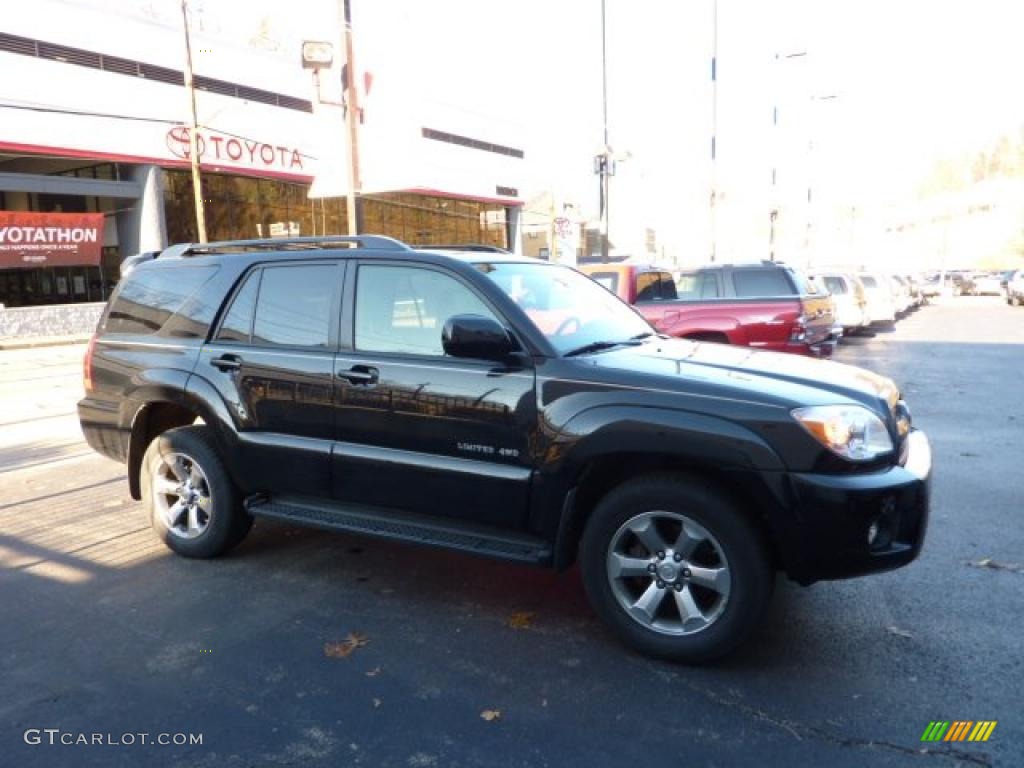 2008 4Runner Limited 4x4 - Black / Taupe photo #5