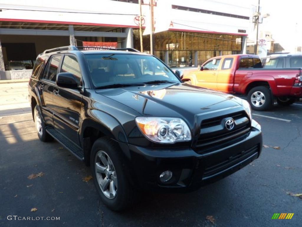 2008 4Runner Limited 4x4 - Black / Taupe photo #6