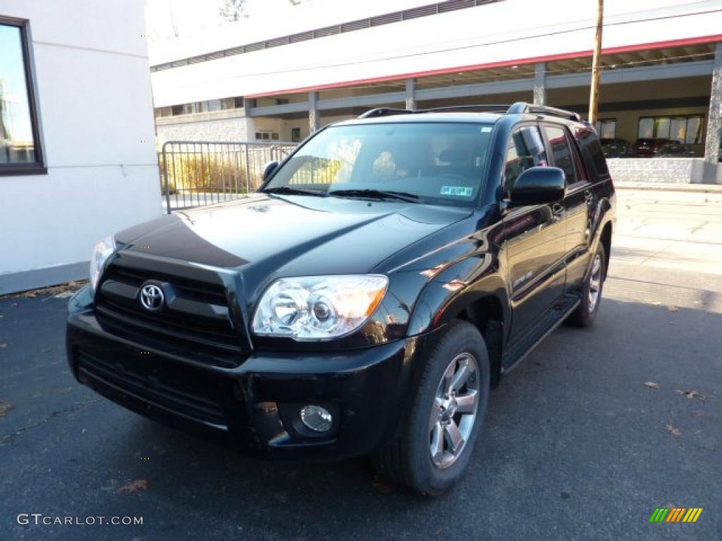2008 4Runner Limited 4x4 - Black / Taupe photo #11