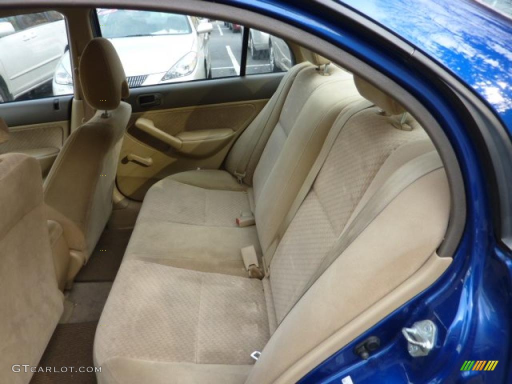 Ivory Beige Interior 2004 Honda Civic Value Package Sedan Photo #40665999